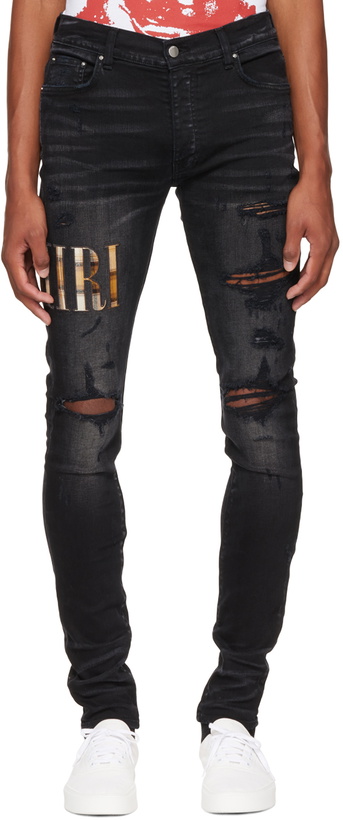 Photo: AMIRI Black Flannel Core Jeans