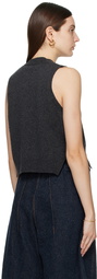 Cordera Gray V-Neck Vest