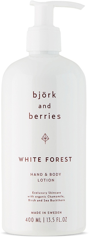Photo: bjork and berries White Forest Hand & Body Lotion, 400 mL
