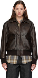 COOR Brown A2 Leather Jacket