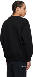 WTAPS Black Cotton Academy Sweatshirt