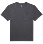 J.Crew - Slim-Fit Garment-Dyed Slub Cotton-Jersey T-Shirt - Men - Charcoal