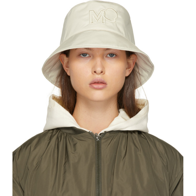 Moncler Beige Gabardine Bucket Hat Moncler