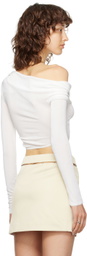 Anna October White Holy Long Sleeve T-Shirt