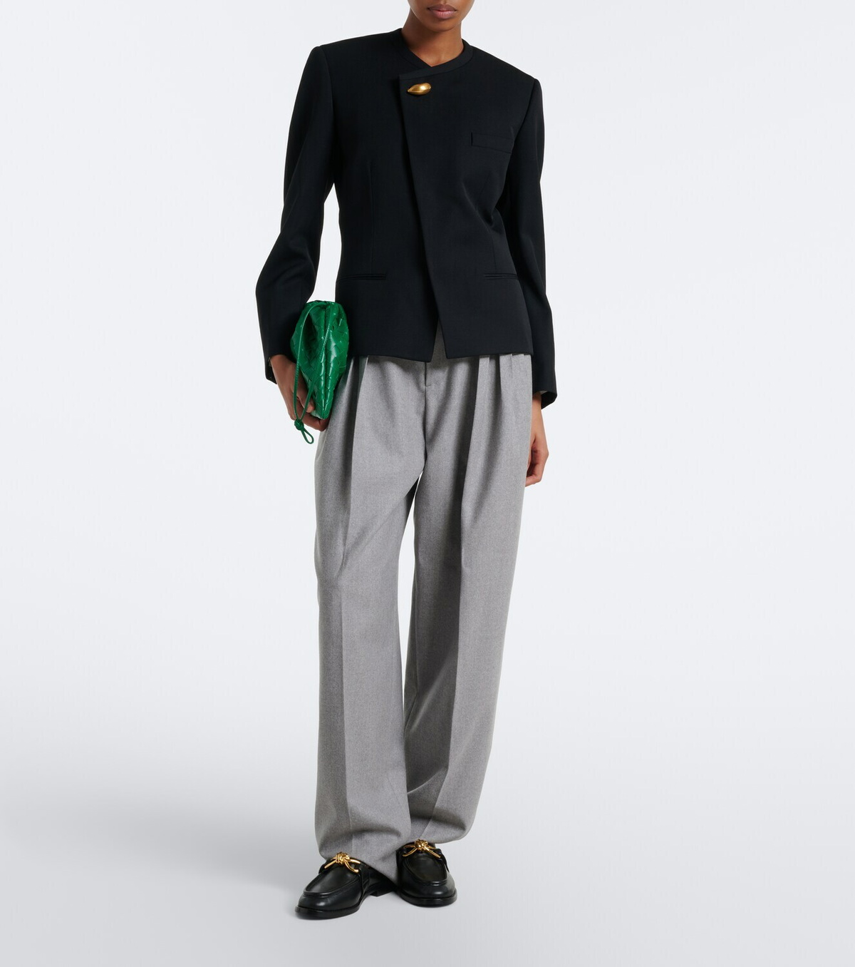 Bottega Veneta Wool grain de poudre blazer