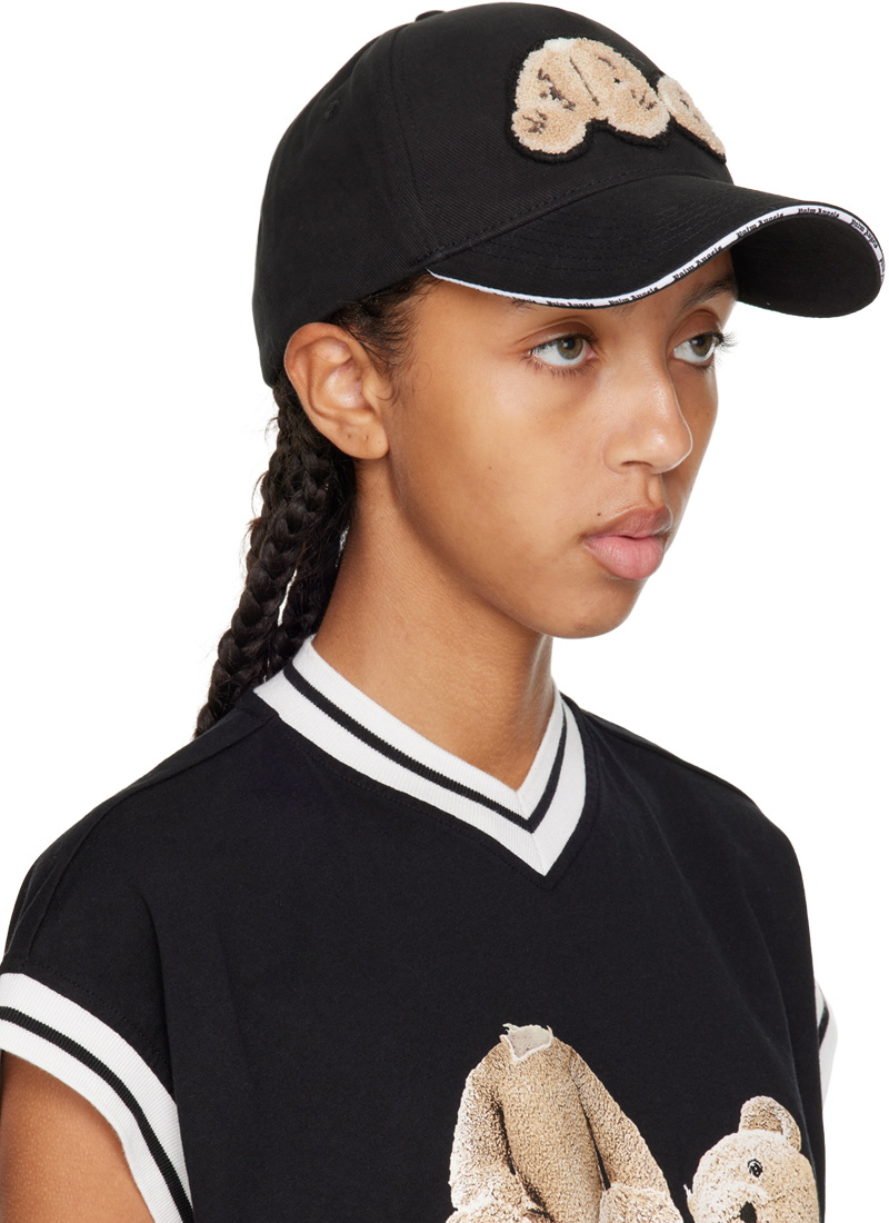 Palm Angels Black Bear Cap Palm Angels