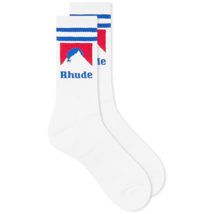 Photo: Rhude Mountain Logo Sock