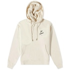 Maison Kitsuné Cafe Kitsuné Popover Hoodie in Latte