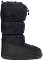 Balmain Black Quilted After Ski Boots