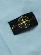 Stone Island - Logo-Appliquéd Cotton-Blend Sweater - Blue