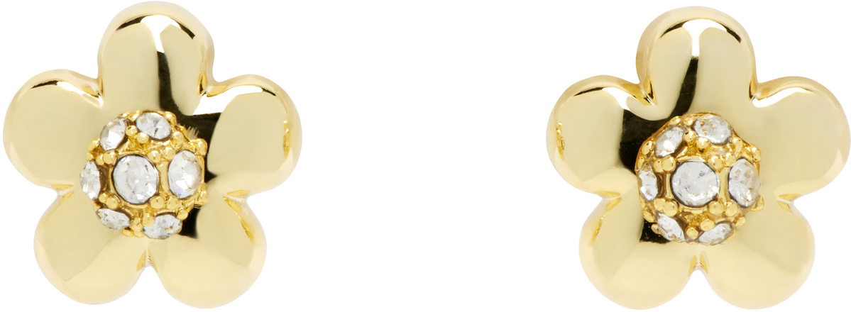 Marc Jacobs Gold 'The Daisy' Earrings