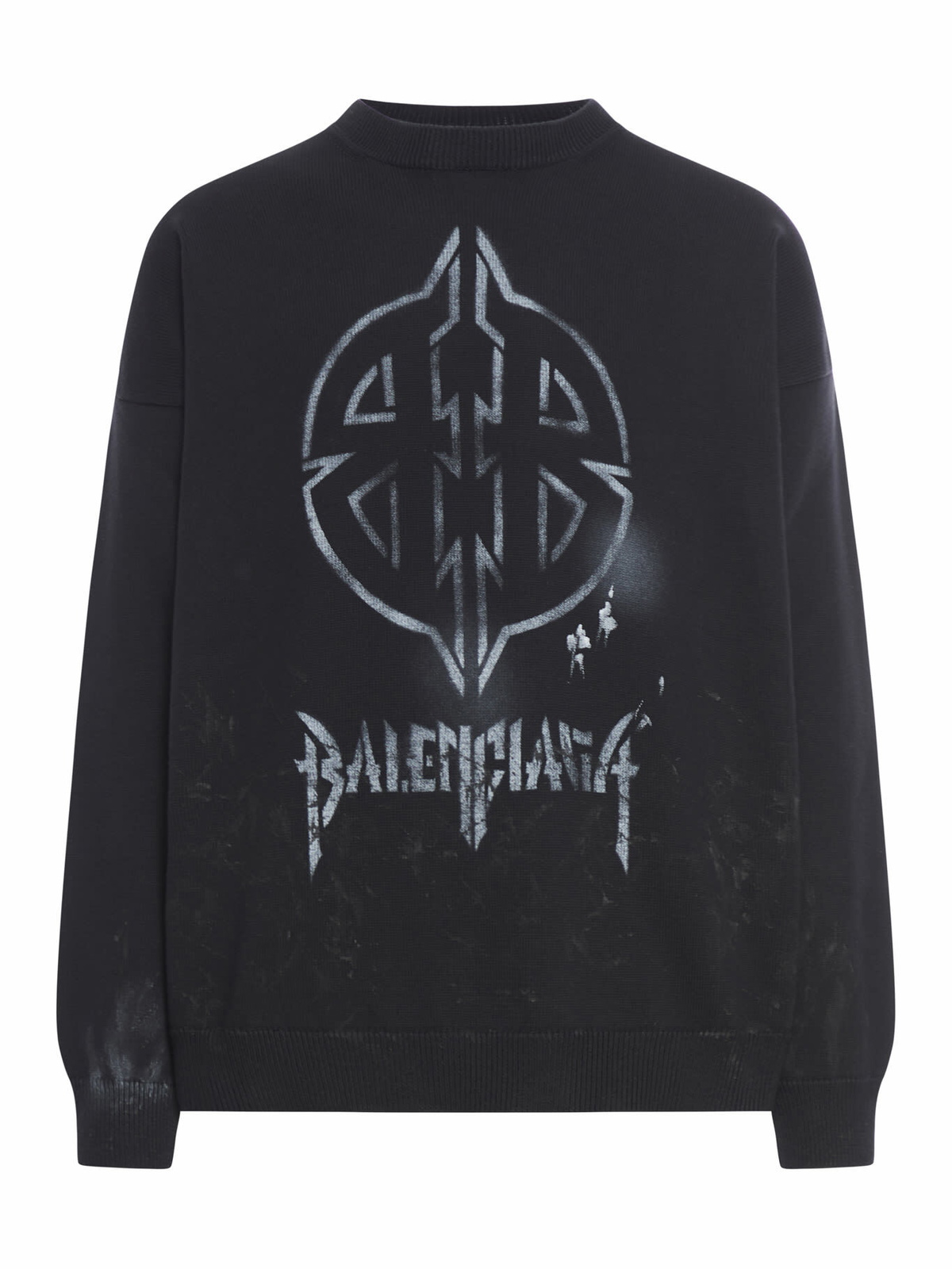 Balenciaga Grey Campaign Logo Sweatshirt Balenciaga Balenciaga Grey Campaign Logo Sweatshirt Balenciaga