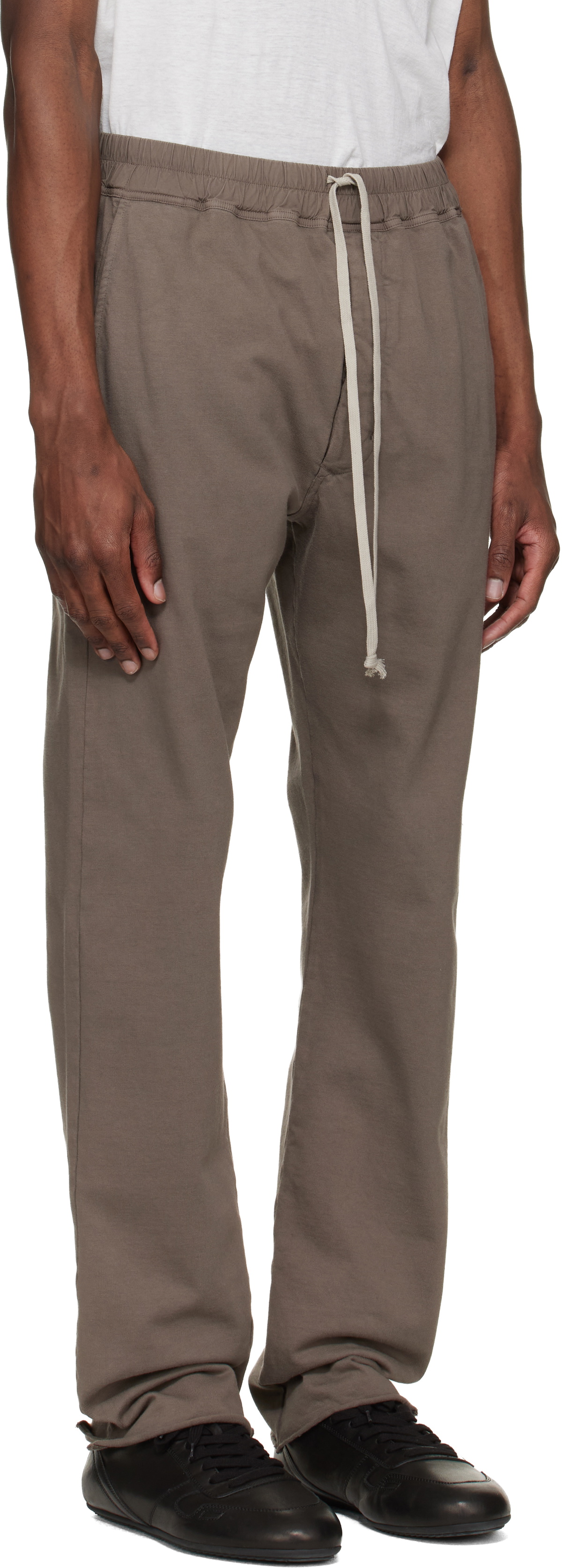 Rick Owens DRKSHDW Taupe Temple Berlin Drawstring Sweatpants