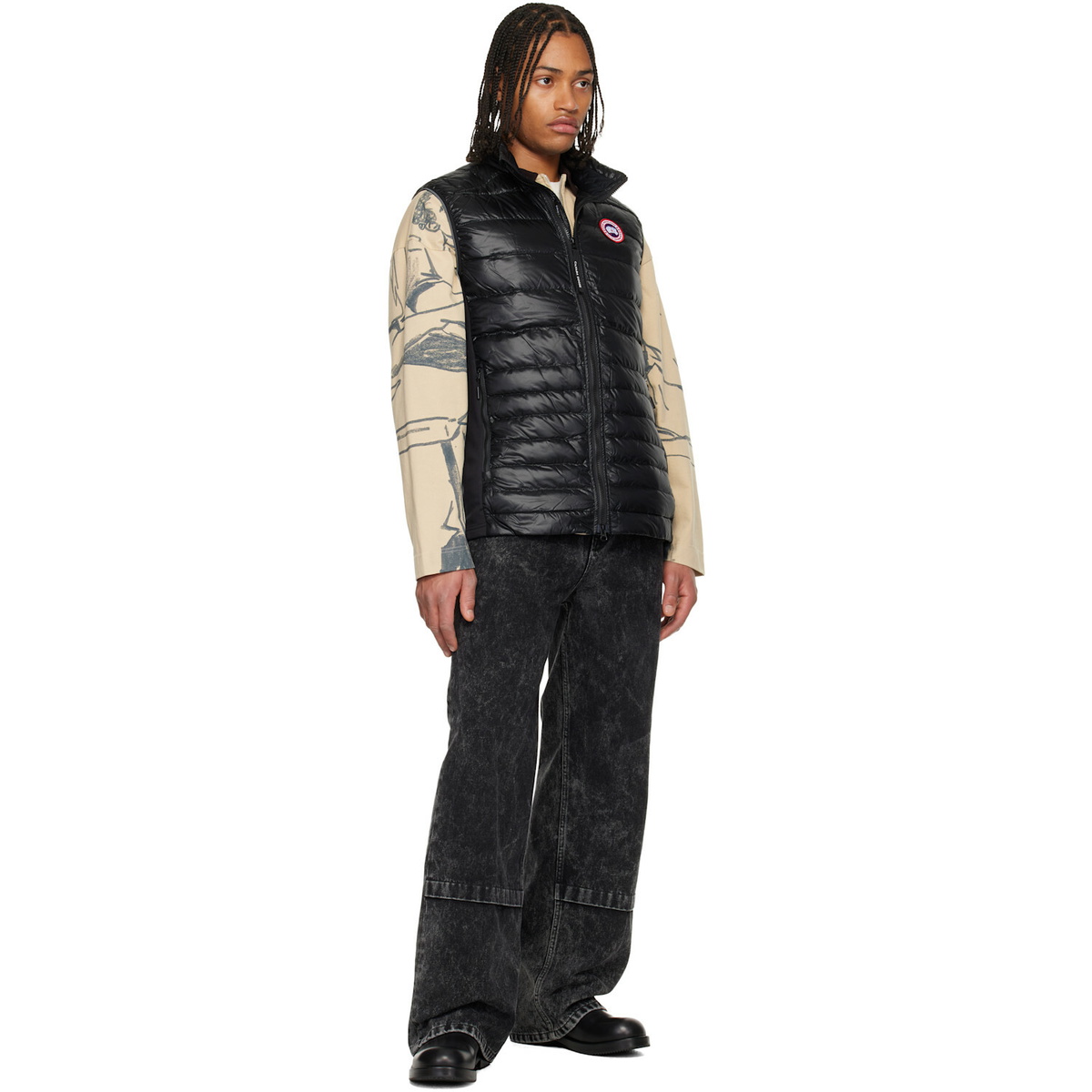 Canada Goose Black HyBridge Lite Down vest