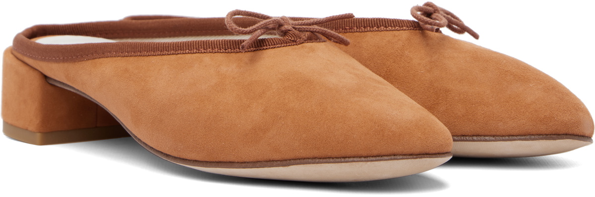 Repetto Tan Camille Mule Heels