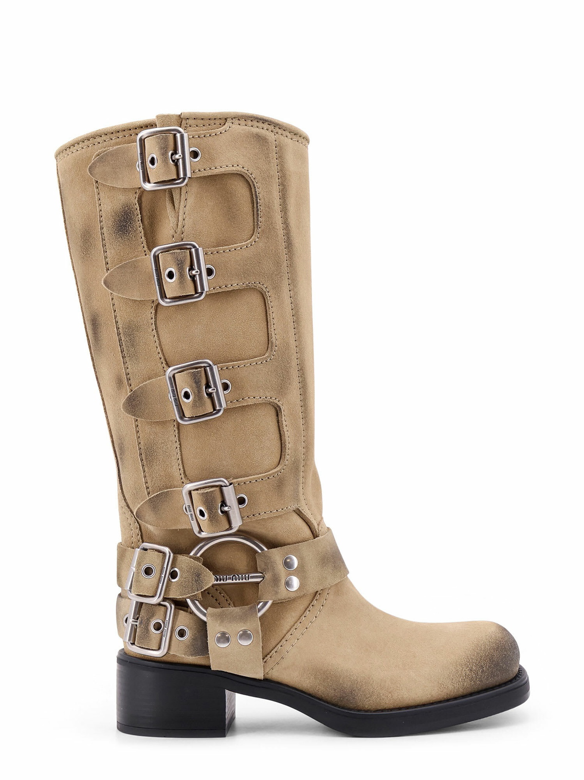 Miu Miu Leather Boots Miu Miu