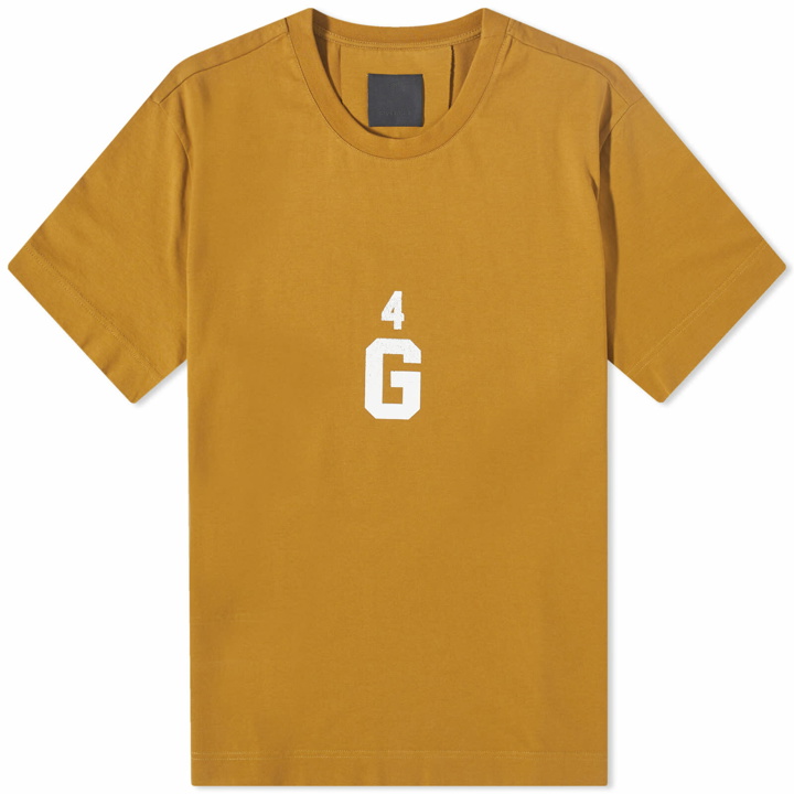 Photo: Givenchy Men's 4G Front & Back Logo T-Shirt in Bronze