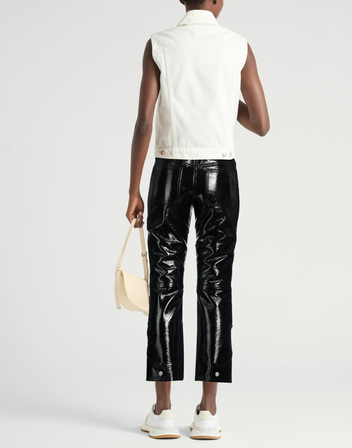 Courrèges Womens Pants in Black