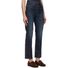KHAITE Blue Abigail Stretch Jeans