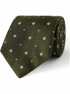 Dunhill - 7.5cm Embroidered Silk-Faille Tie
