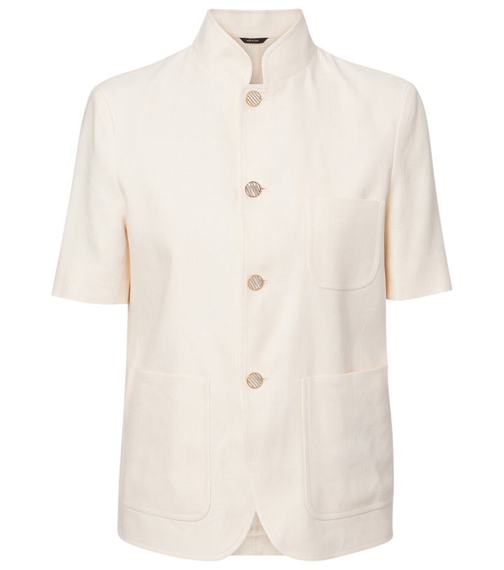 Photo: Loro Piana Linen and wool shirt