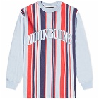 Noon Goons Men's Long Sleeve Team Stripe Shirt in Kentucky Blue
