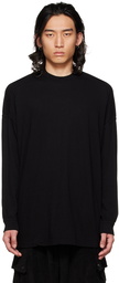 Jan-Jan Van Essche Black O-Project Dropped Shoulder Long Sleeve T-Shirt