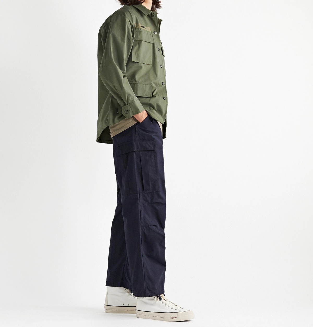 WTAPS - Jungle Embroidered CORDURA and Cotton-Blend Ripstop Overshirt -  Green