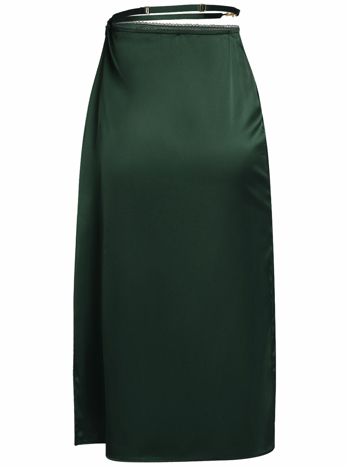 スカート Jacquemus 'La Jupe Agave' skirt Agave flared cotton poplin midi skirt in black - Jacquemus
