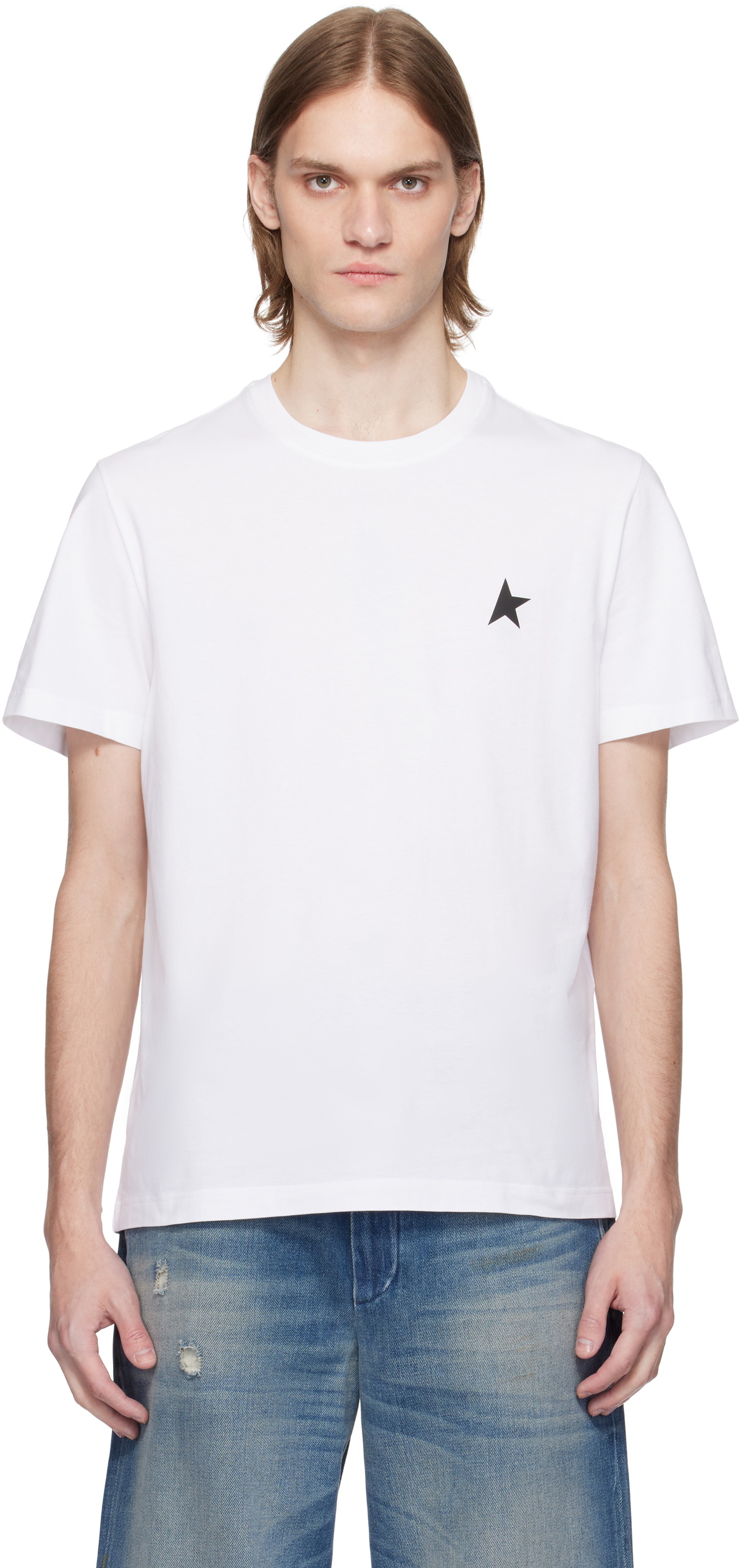 Golden Goose White Star Collection T-shirt