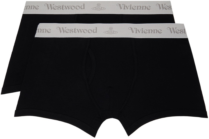 Photo: Vivienne Westwood Two-Pack Black Boxer Briefs