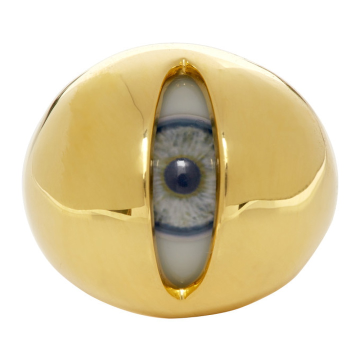 Photo: Undercover Gold and Grey Eye Ring