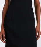 The Row Arie crêpe cady minidress