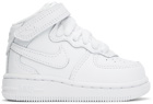 Nike Baby White Force 1 Mid LE Sneakers
