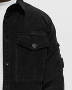 C.P. Company Corduroy Lens Buttoned Shirt Black - Mens - Longsleeves