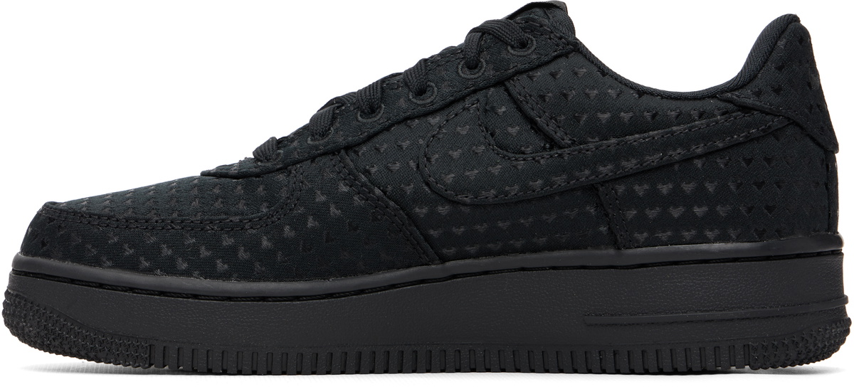 Nike Black Air Force 1 '07 SE 'Valentine's Day' Sneakers