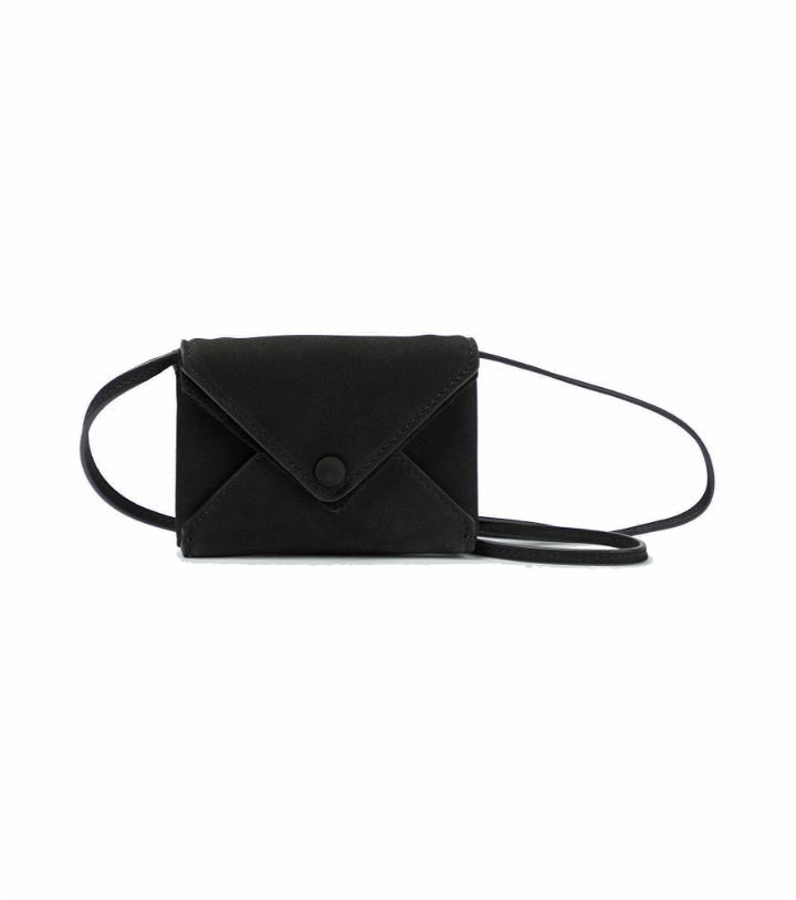 Photo: The Row - Envelope Mini suede shoulder bag