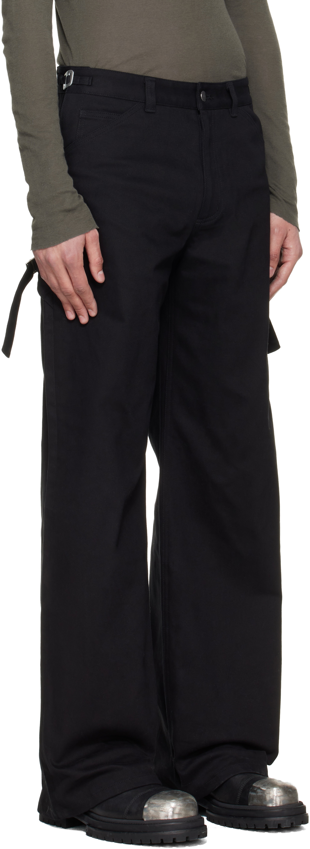 HELIOT EMIL Black Gait Jeans