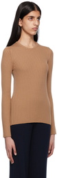 Chloé Brown Ribbed Sweater