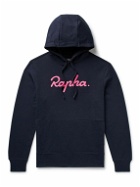 Rapha - Logo-Embroidered Cotton-Jersey Hoodie - Blue