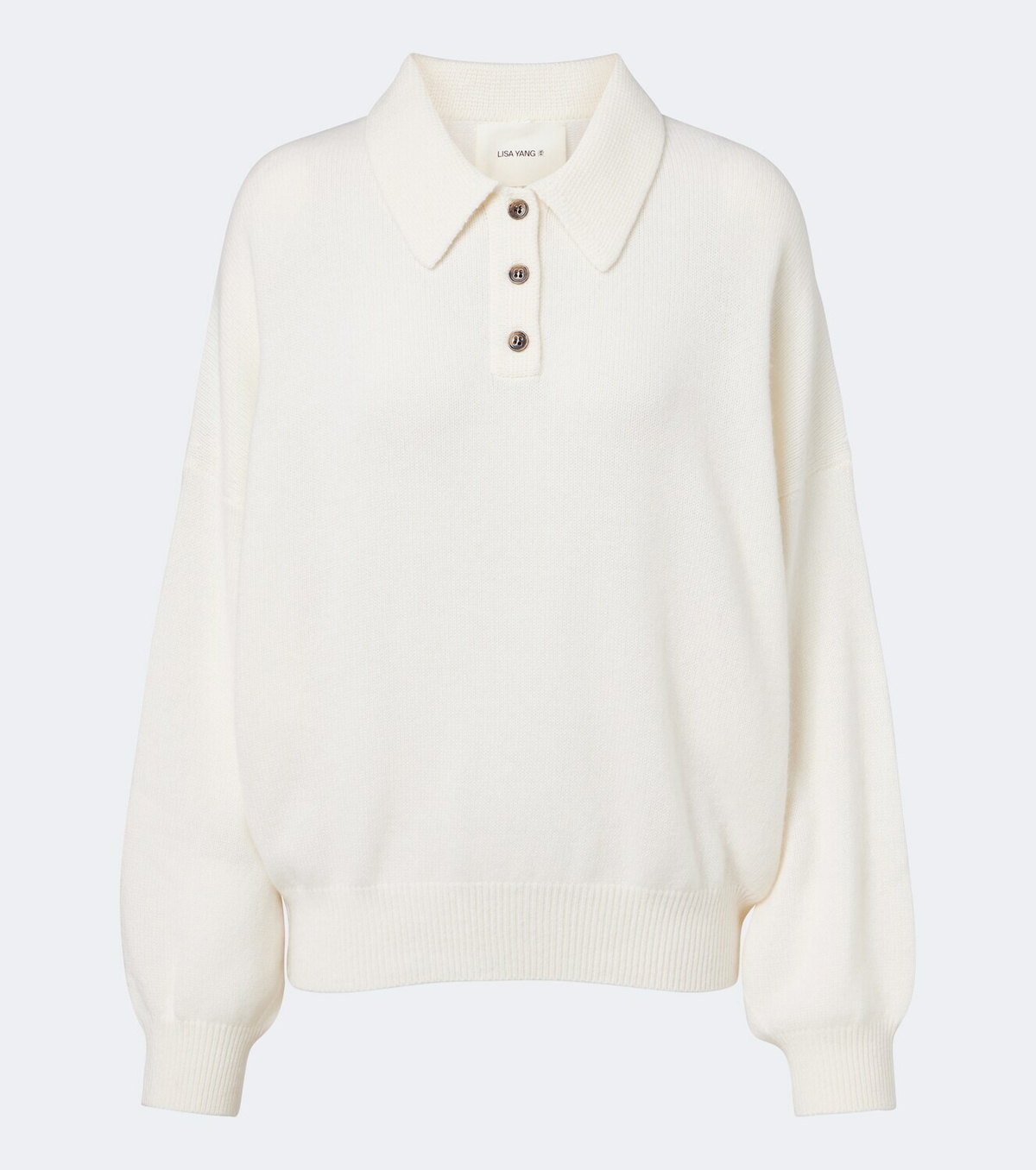 Lisa Yang Etta cashmere polo sweater