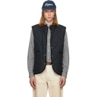 Polo Ralph Lauren Black 'The Hurston' Quilted Utility Vest