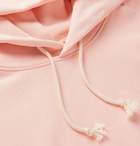 Champion - Logo-Embroidered Fleece-Back Cotton-Blend Jersey Hoodie - Pink