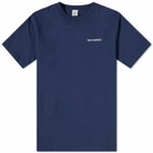 Sporty & Rich Men's Health Is Wealth T-Shirt in Navy/White