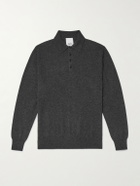 Allude - Cashmere Polo Shirt - Gray