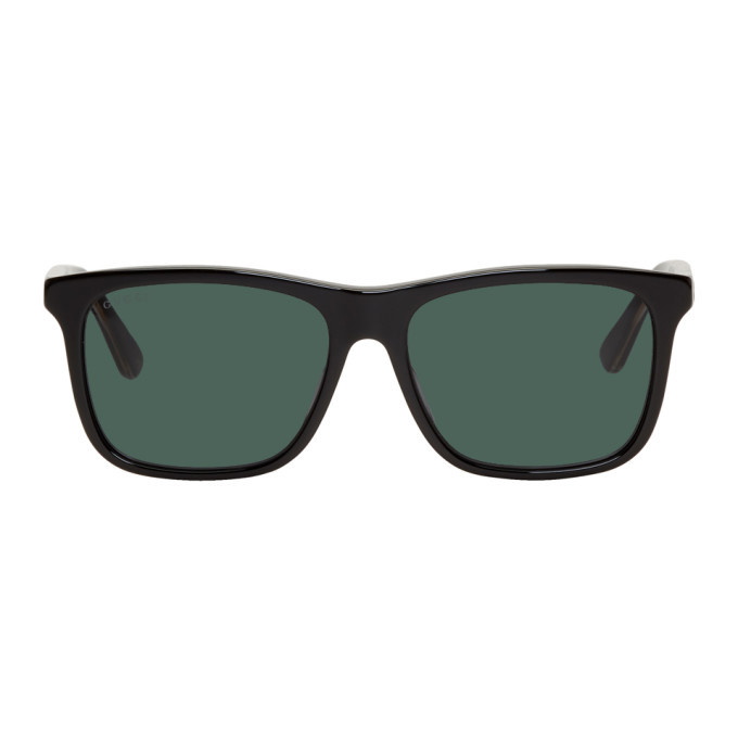 Photo: Gucci Black Rectangular Sunglasses