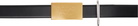 Balmain Black Safety Pin Belt