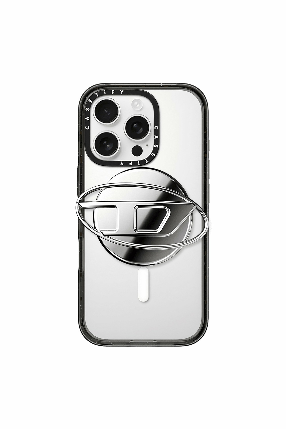 Diesel Grip & Stand Silver - Ring stands - Unisex - Silver