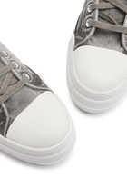 Rick Owens X Converse Drkstar Canvas Hi-top Sneakers Grey