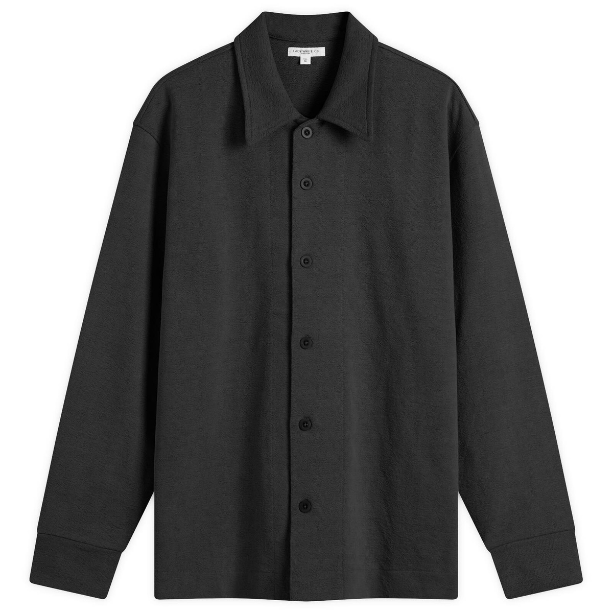 Lady White Co. Men's Francisco Relaxed Overshirt in Black
